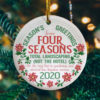 Friends TV Show 2020 The One With The Pandemic Where We Were Quarantined Christmas 2020 Circle Ornament