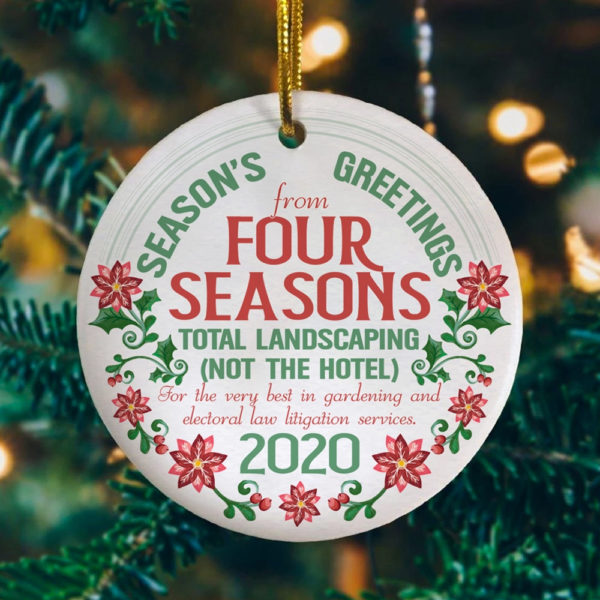 Four Seasons Total Landscaping the Best Gardening Electoral Services Gift Circle Ornament