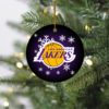 Indiana Pacers Merry Christmas Circle Ornament