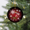 Memphis Grizzlies Merry Christmas Circle Ornament