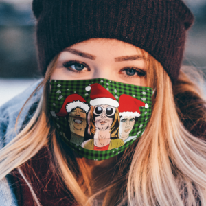 Nirvana Band Merry Christmas Face Mask