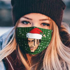 Rauw Alejandro Merry Christmas Face Mask