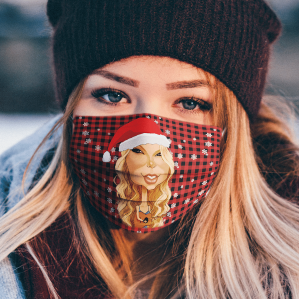 Taylor Swift Merry Christmas Face Mask