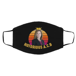 Notorious ACB Amy Coney Barrett Vintage - Justice ACB Reusable Custom Face Mask
