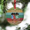 The Love A Mother And Daughter Is Christmas 3 Circle Ornament