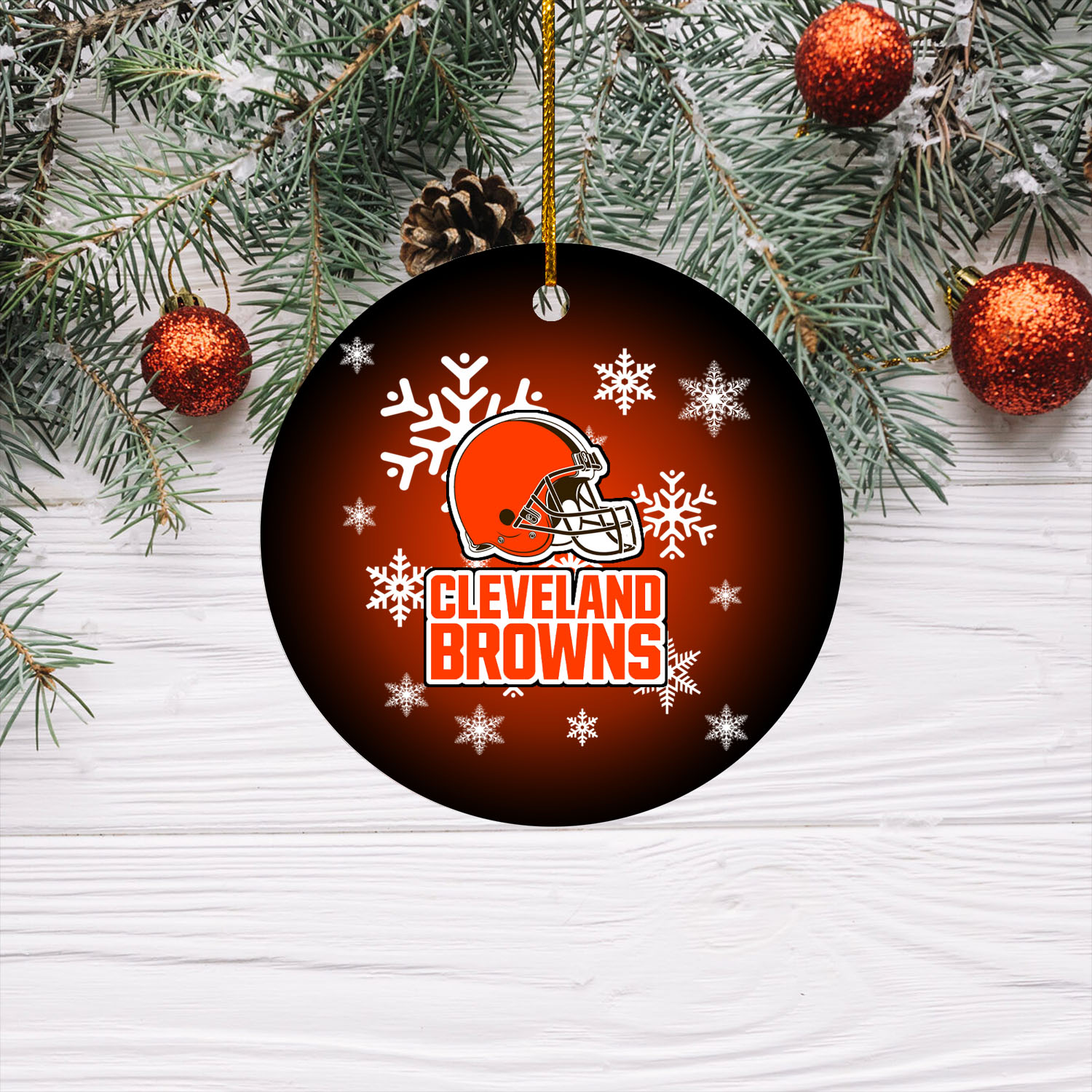 cleveland browns christmas ornaments