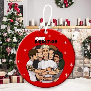 One Direction pop band Christmas Decorative Ornament