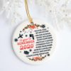 Baby Announcement Baby Bump?s First Christmas Decorative Ornament