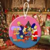 Homer Simpson Abraham Simpson Christmas Ornaments Funny Holiday Gift