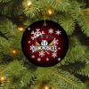 Arizona Diamondbacks Merry Christmas Circle Ornament