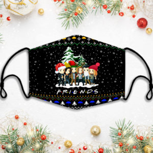 Friends Christmas Tree Ugly Face Mask