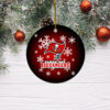 Tennessee Titans Merry Christmas Circle Ornament