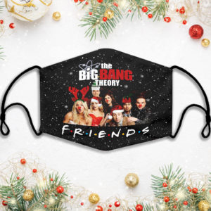 The Big Bang Theory Friends Christmas Face Mask