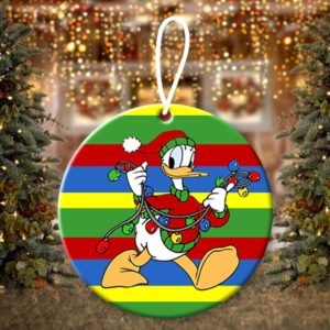 Donald Duck Walt Disney Christmas Ornaments Funny Holiday Gift