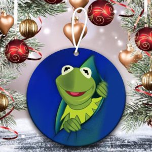 Kermit Muppet character Christmas Ornaments Funny Holiday Gift