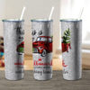 Central Perk Love Coffee Christmas Skinny Tumbler