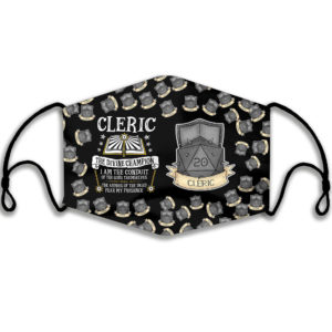 Cleric The Divine Champion Game Face Mask