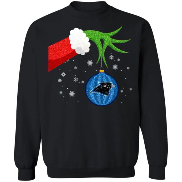 The Grinch Christmas Ornament Carolina Panthers Shirt