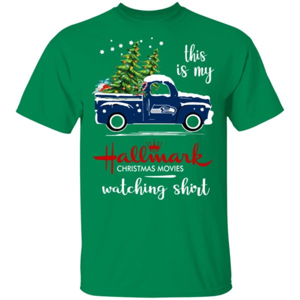 Seattle Seahawks This Is My Hallmark Christmas Movies Watching Shirt