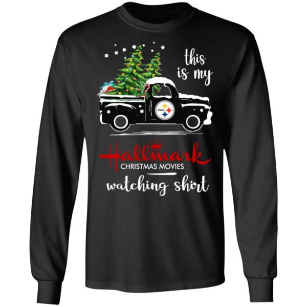 Pittsburgh Steelers This Is My Hallmark Christmas Movies Watching Shirt