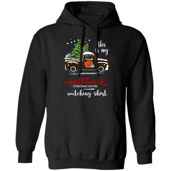 Cleveland Browns This Is My Hallmark Christmas Movies Watching Shirt