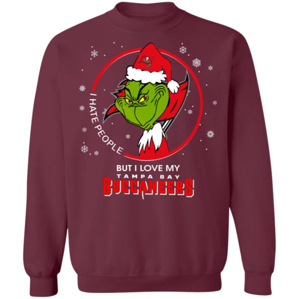 I Hate People But I Love My Tampa Bay Buccaneers Grinch Shirt