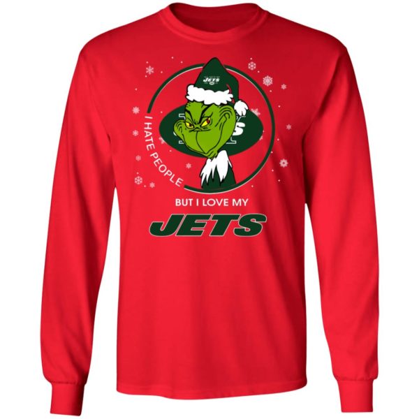 I Hate People But I Love My New York Jets Grinch Shirt