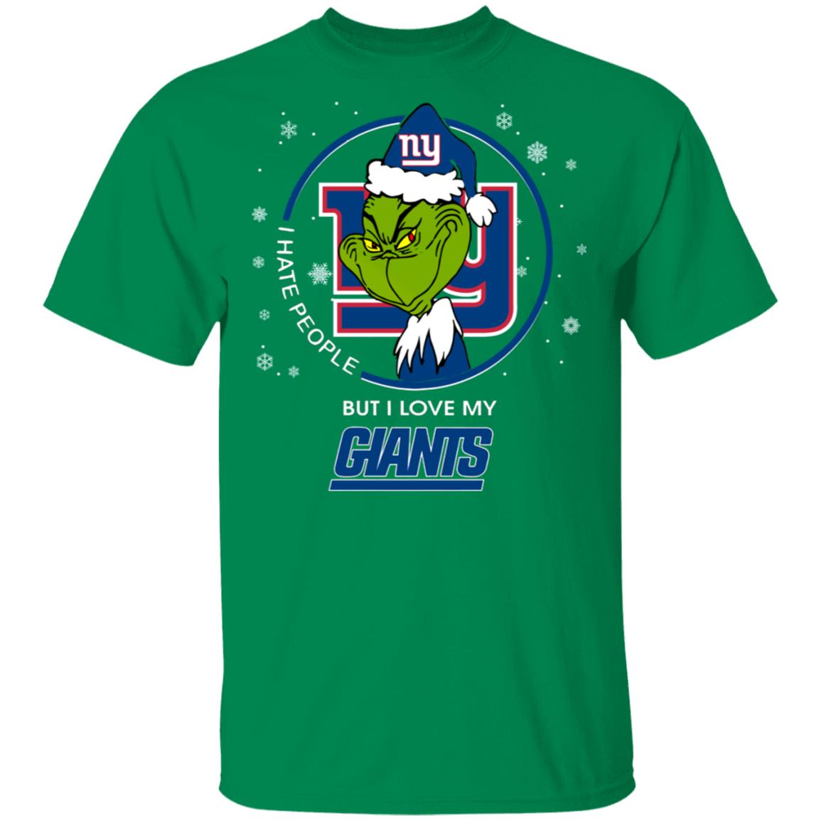 The Grinch New York Giants All Over Print 3D Ugly Christmas Sweater