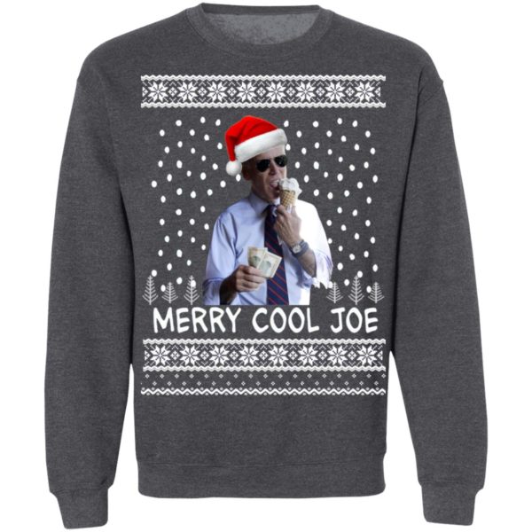 President 2020 Joe Biden Eating an Ice Cream Merry Cool Joe Ugly Christmas Sweater