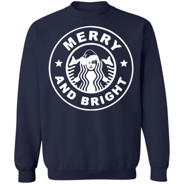 Starbuck Coffee Merry And Bright Shirt