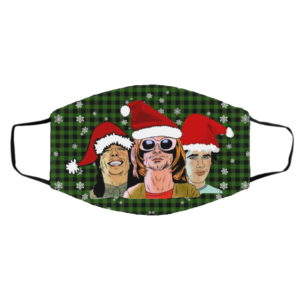 Nirvana Band Merry Christmas Face Mask