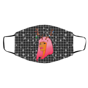 Nicki Minaj Merry Christmas Face Mask