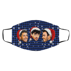 Jonas Brothers Merry Christmas Face Mask
