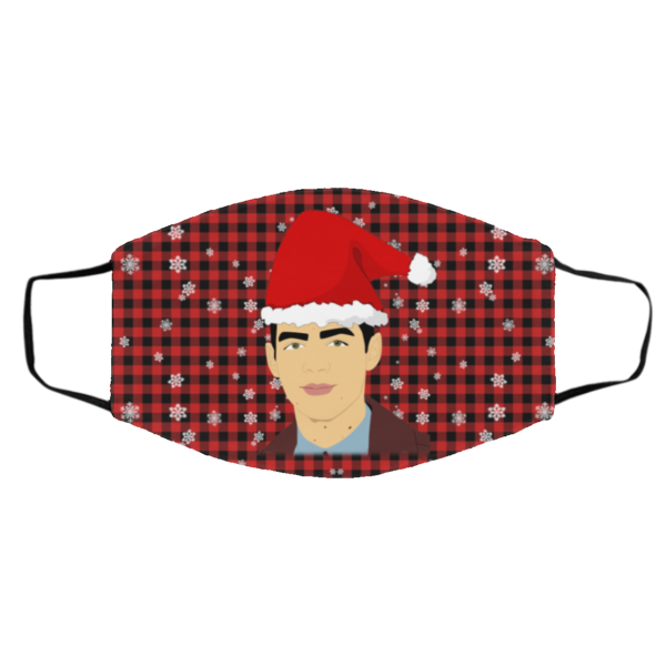 Joe Jonas Merry Christmas Face Mask