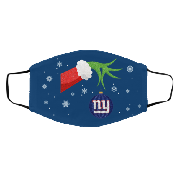 The Grinch Christmas Ornament New York Giants Face Mask