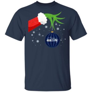 The Grinch Christmas Ornament Seattle Seahawks Shirt