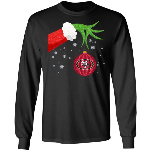 The Grinch Christmas Ornament San Francisco 49ers Shirt