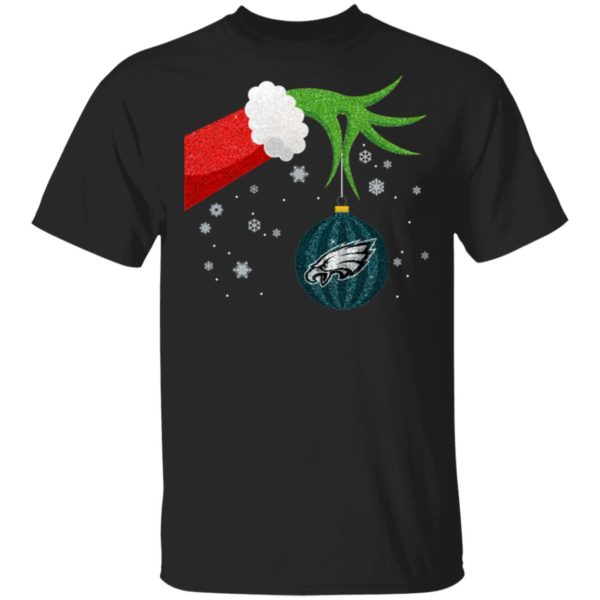 The Grinch Christmas Ornament Philadelphia Eagles Shirt