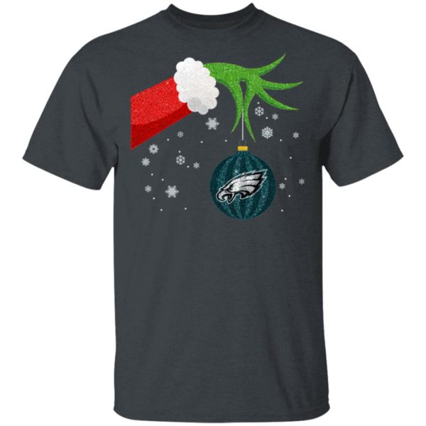 The Grinch Christmas Ornament Philadelphia Eagles Shirt