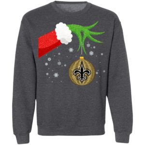The Grinch Christmas Ornament New Orleans Saints Shirt