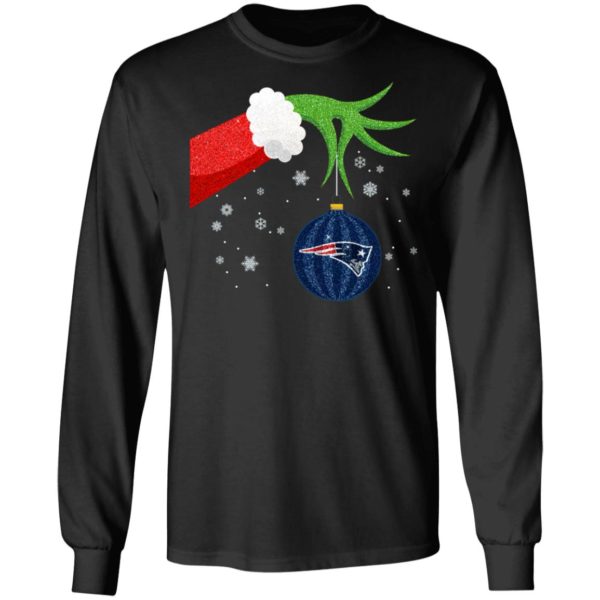 The Grinch Christmas Ornament New England Patriots Shirt