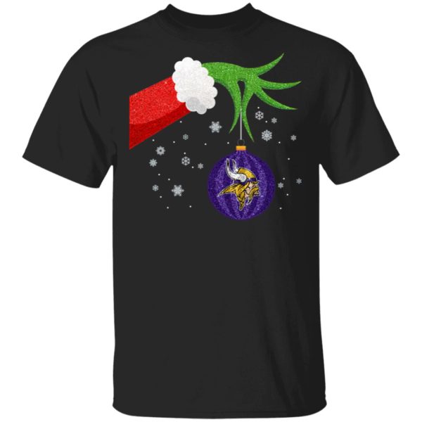 The Grinch Christmas Ornament Minnesota Vikings Shirt