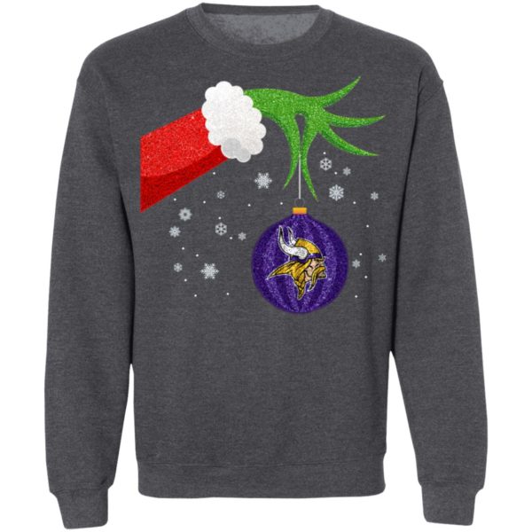 The Grinch Christmas Ornament Minnesota Vikings Shirt