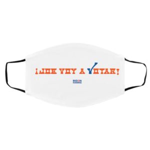 Biden Harris Ruben Dario Villa – Joe Voy A Votar face mask