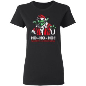 Santa Master Yoda Ho Ho Ho Merry Christmas Sweatshirt, Shirt