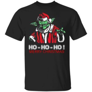 Santa Master Yoda Ho Ho Ho Merry Christmas Sweatshirt, Shirt