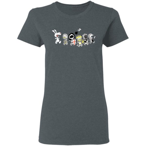 Peanuts Movie Gang Rabbit Of Caerbannog Run Away Shirt