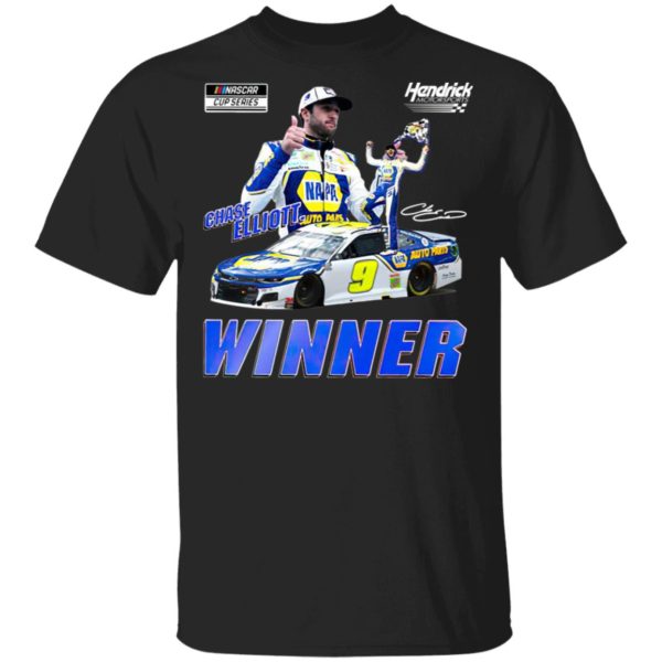 Chase Elliott Hendrick Motorsports Winner Signature Shirt