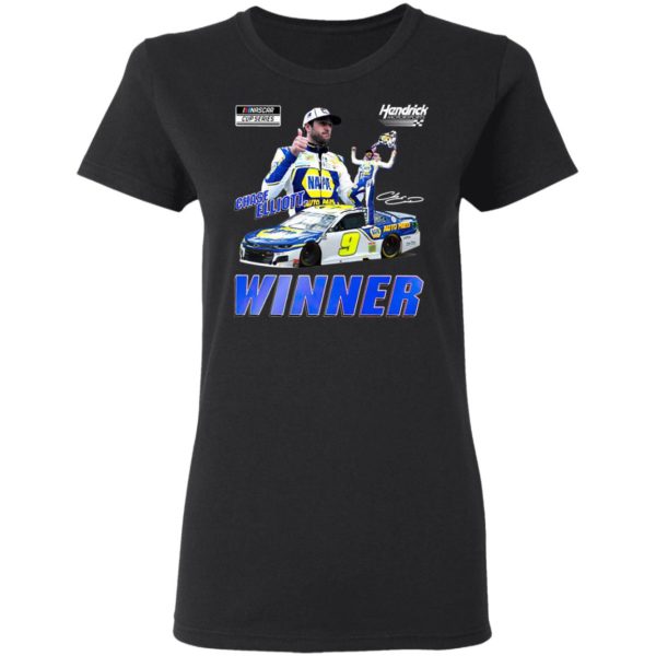 Chase Elliott Hendrick Motorsports Winner Signature Shirt