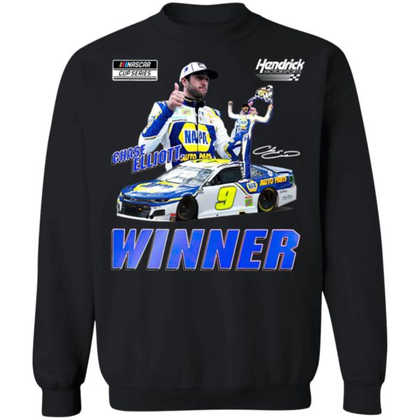 Chase Elliott Hendrick Motorsports Winner Signature Shirt